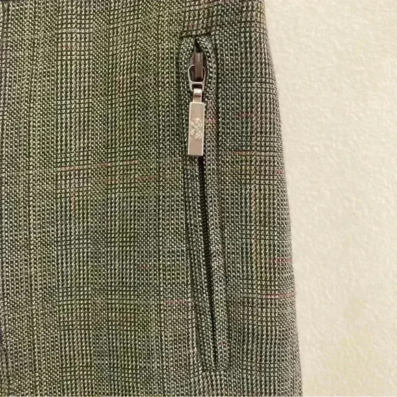 Women's Walter Genuin Italian Plaid Ankle Pants Golf Style Size 4 - Picture 9 of 10